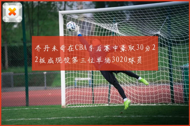 乔丹米奇在CBA季后赛中豪取30分22板成现役第三位单场3020球员